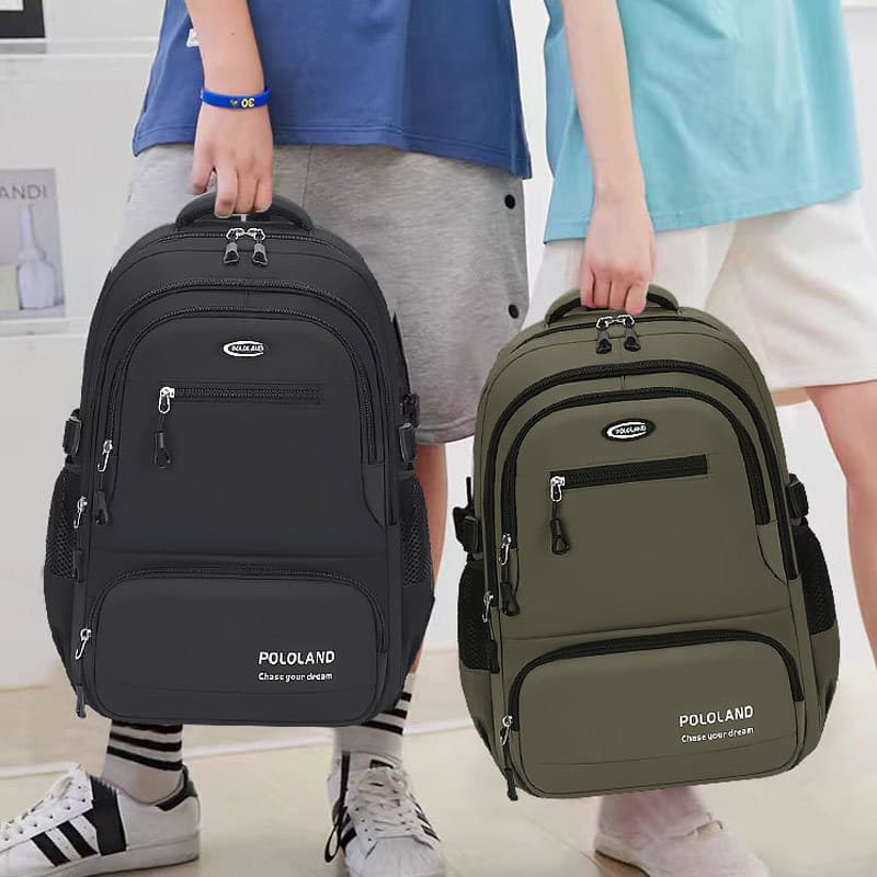 New High School Student Backpack Large Capacity Waterproof Middle School College Travel Bag Laptop Crossbody Backpack
