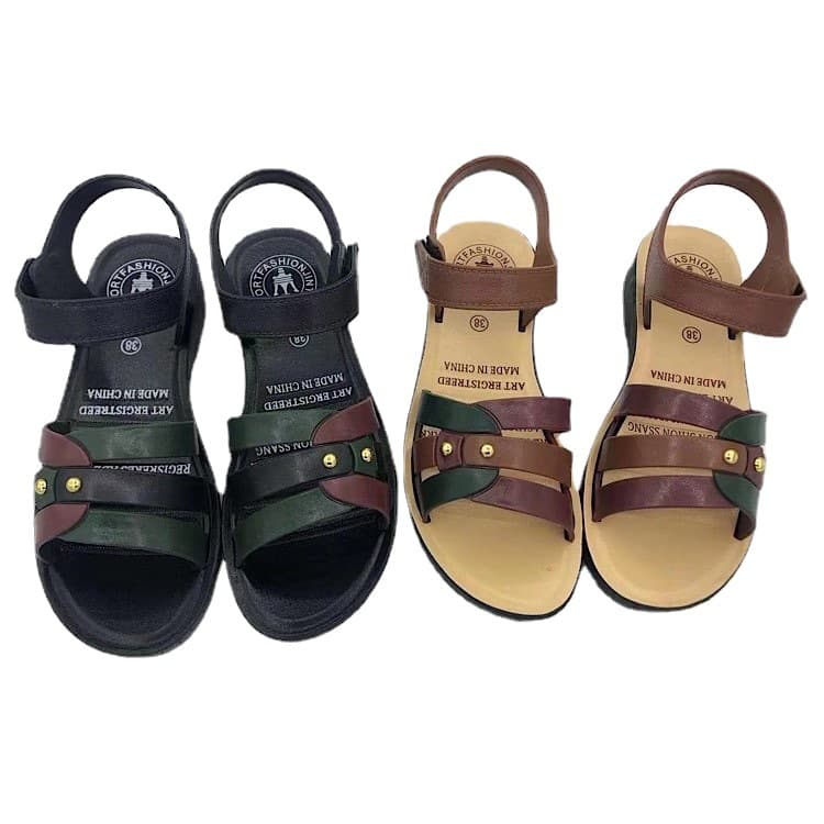 2021 Summer New Women's Sandals Middle-aged and Elderly Mother Vietnamese Slippers Supermarket Store Beach Women's Slippers Wholesale
