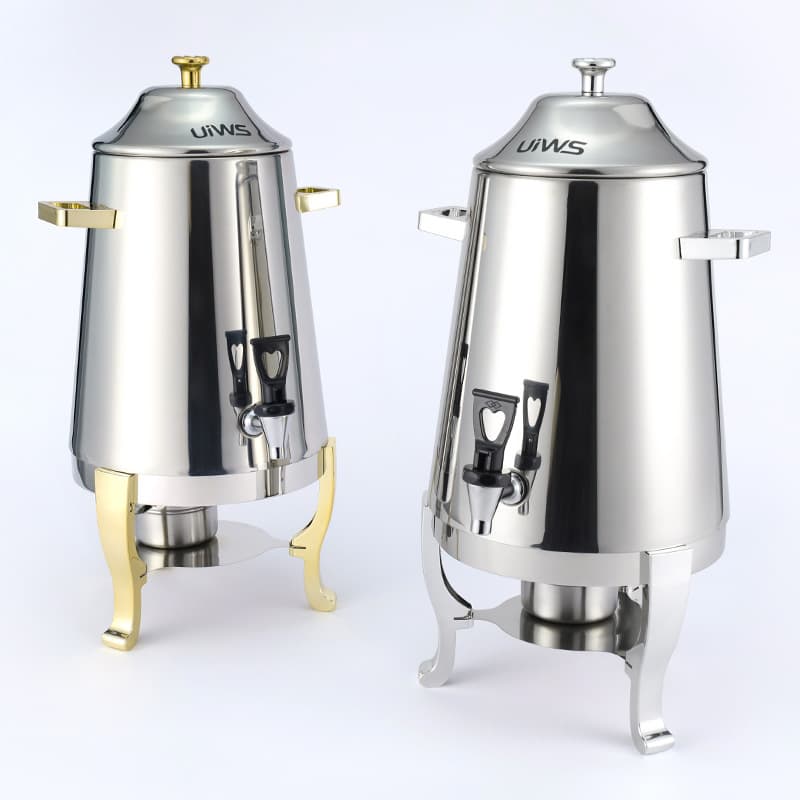 Cross-border supply stainless steel juice dispenser suitable for hotel restaurant commercial coffee dispenser electric heating milk tea urn