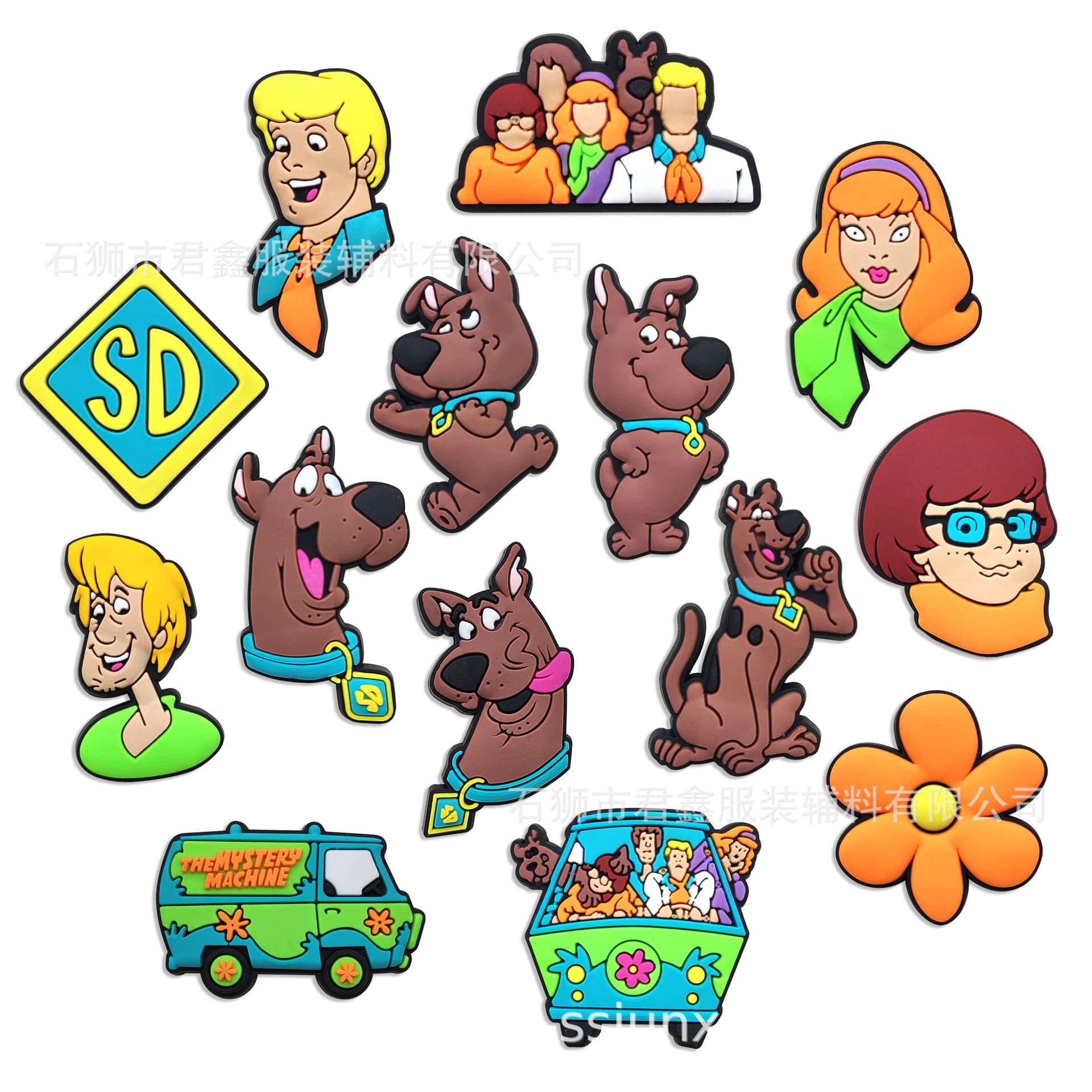 Scooby-Doo Croc Charms Shoe Decoration Jibbitz for Amazon Cross-Border Trade In Stock
