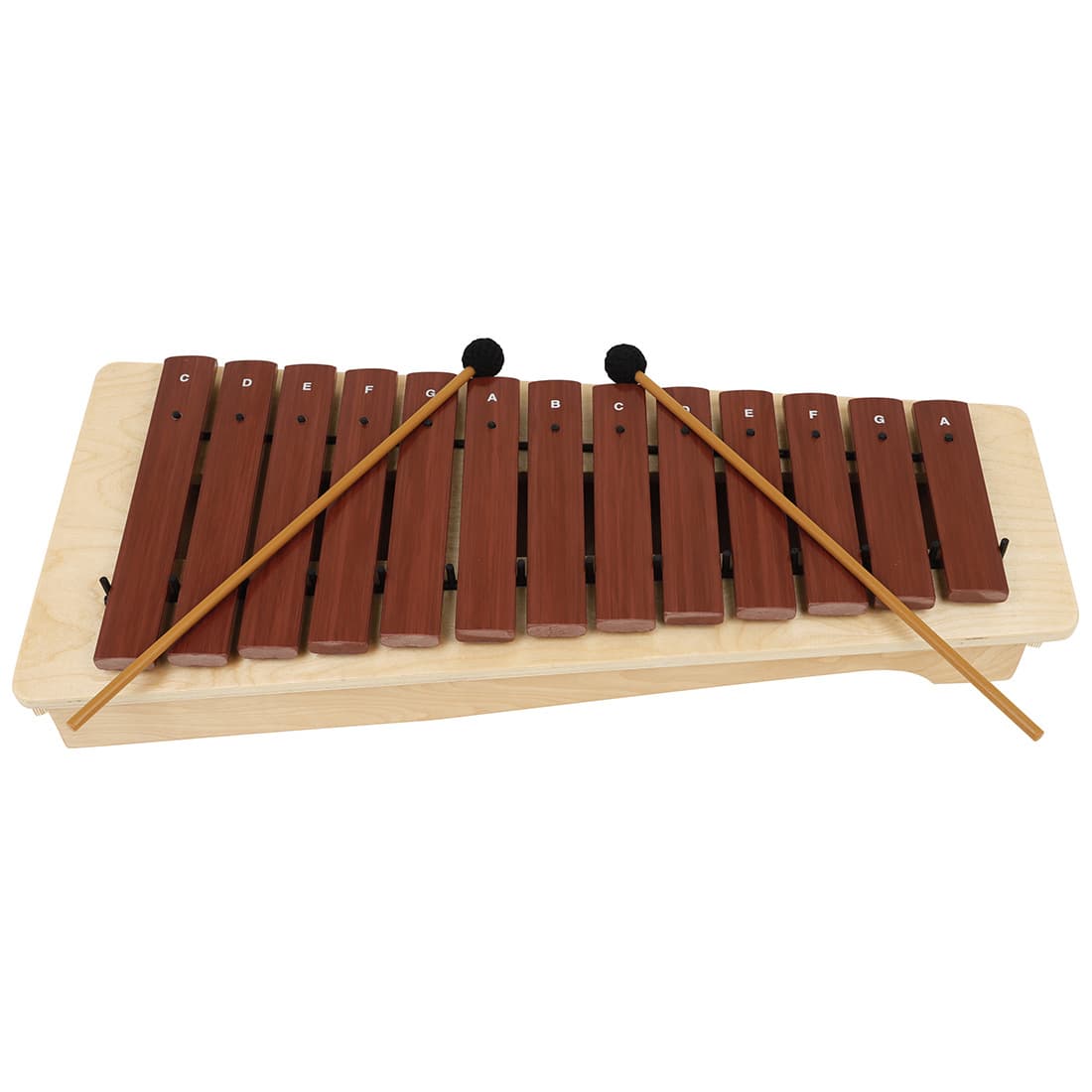 High-pitched pine xylophone 13-tone pitch-changing box-type early education teaching aids for children's hand-knocked piano, professional percussion instrument