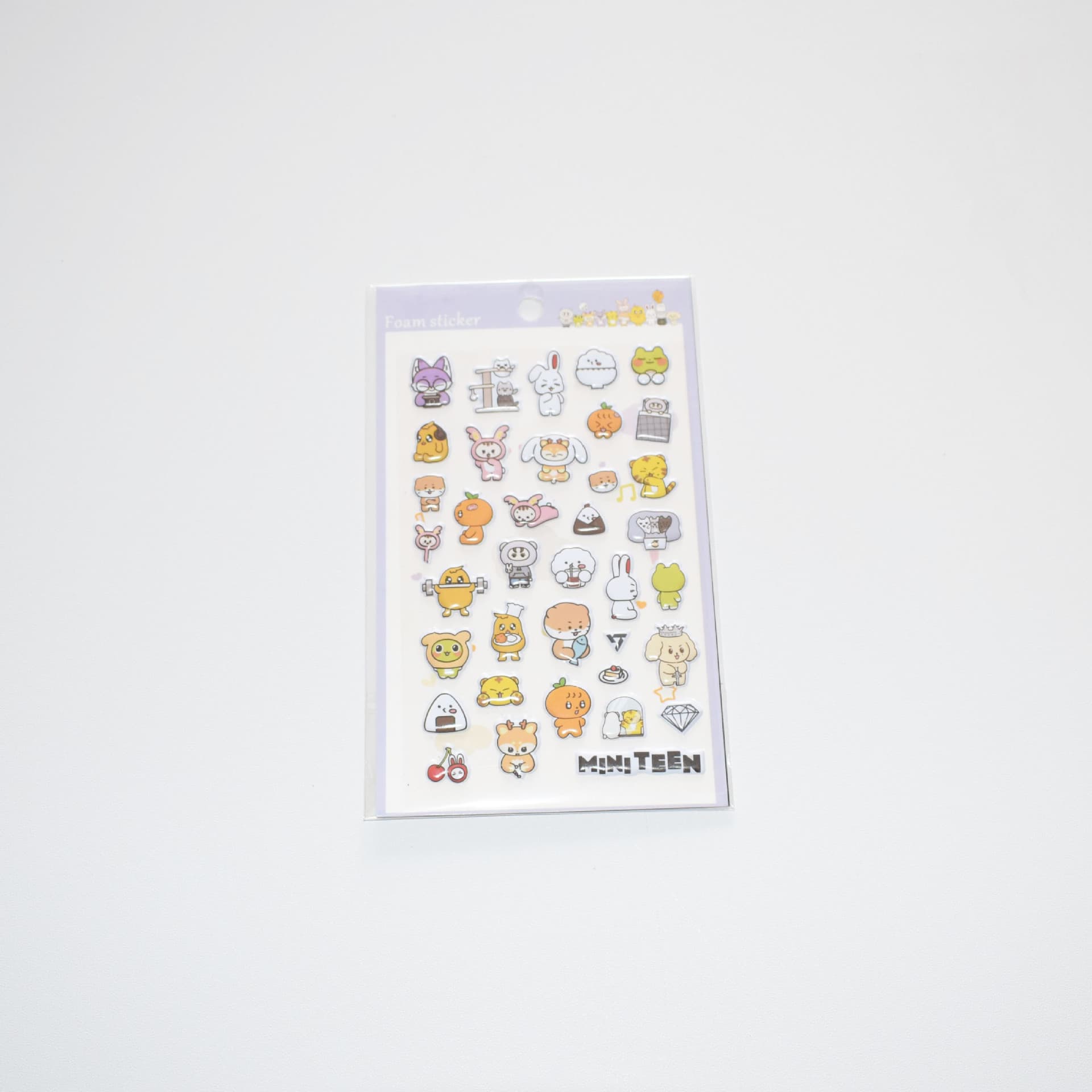 kpop Korean star group seventeen bulletproof creative new bubble stickers three-dimensional 3D cartoon stickers