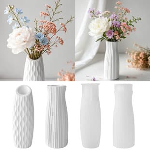 Jingmeihui Vase Plaster Ornament Silicone Mold DIY Gypsum Resin Flower Arranger Vase Hydroponic Mold