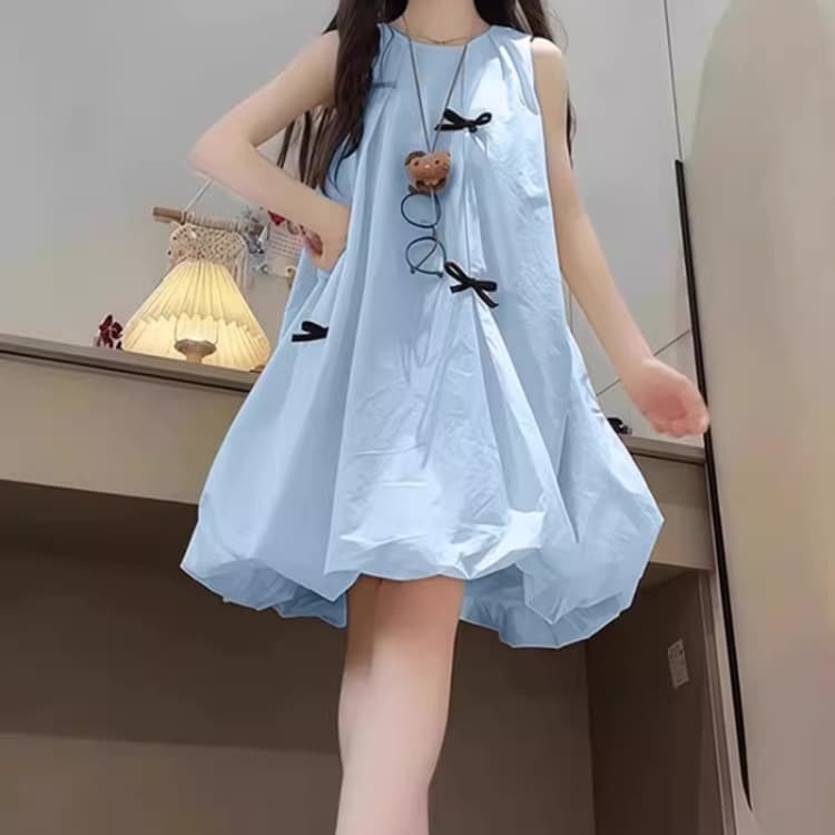 Girls Summer Dress 2026 New Children's Bubble Skirt Summer Girls Princess Dress Big Girl Beautiful Dress