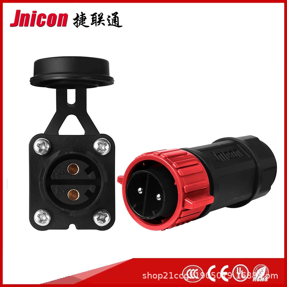 Jnicon M25 Self-locking High Current 50A Waterproof Connector Energy Storage Power Aviation Plug