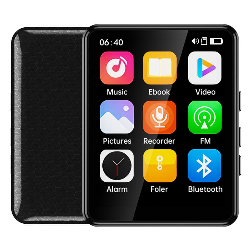 Factory Wholesale 2.4-inch MP3/MP4 Portable Player Bluetooth FM Music Player Video (Private Mold)