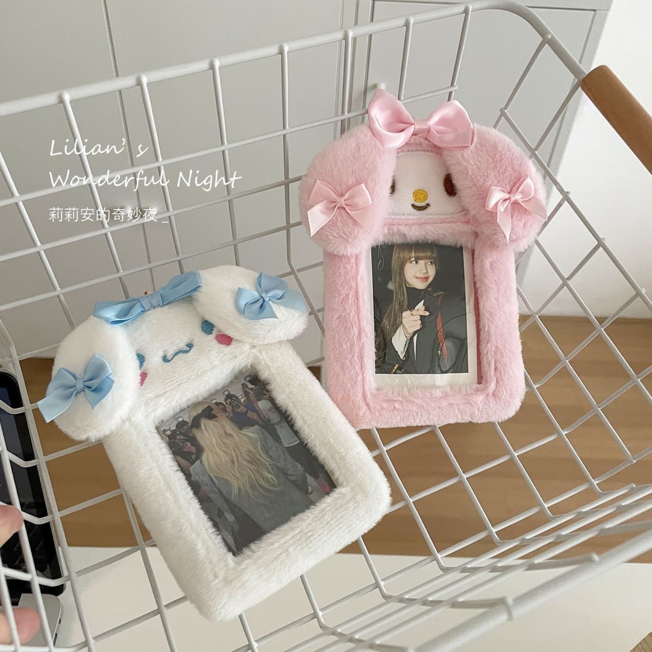 Sanrio Plush Card Holder for 3-Year-Old Cat, Japanese Cartoon Student Campus Card, Anti-Demagnetization Meal Card, Bus Universal Card Case