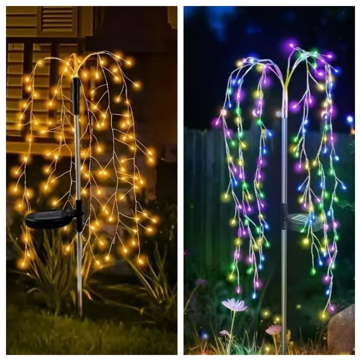 New Solar Ground Spike Firecracker Lights, LED Copper Wire Firework String Lights, Christmas Festival Atmosphere Light, Yard Lawn Lamp