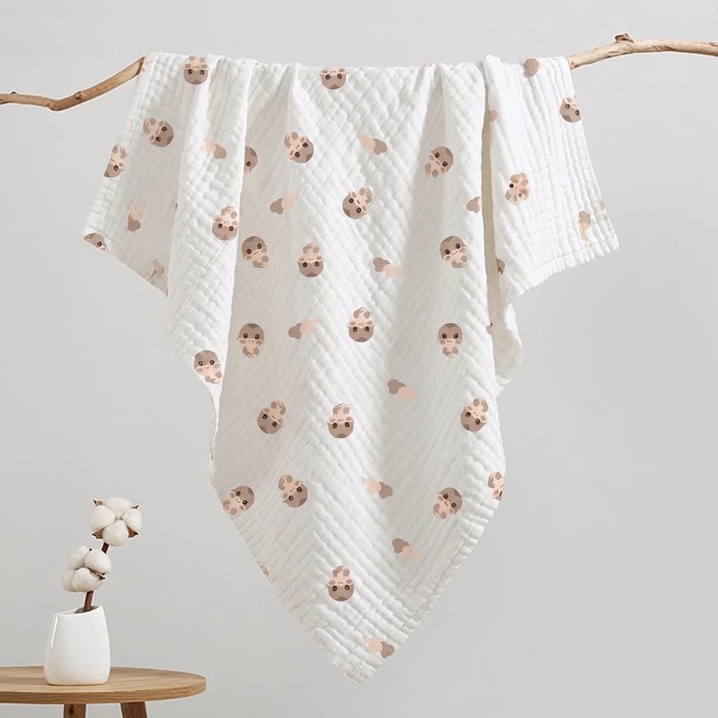 Baby Bath Towel Pure Cotton Gauze Ultra Soft Absorbent Newborn Baby Bath Wrap Infant Supplies Factory Wholesale
