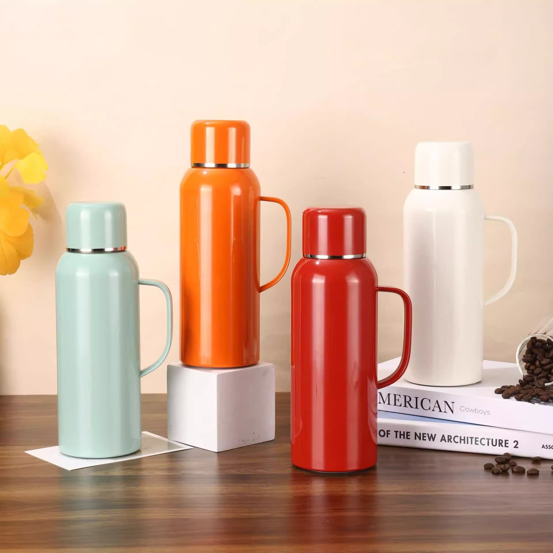 Xiaogangpao 316 Stainless Steel Insulated Mug with Smart Temperature Display, Portable Handle, Tea Infuser, Tea-Water Separation, Gift
