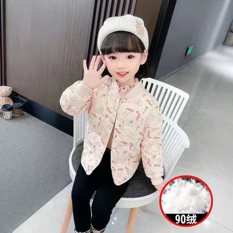 Winter children's 2024 new light down jacket girls' inner liner, fashionable children's clothing, girls' middle and large children's jackets, thin section