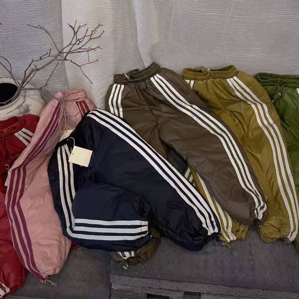 Autumn/Winter Versatile Korean Style Children's Down Pants, White Duck Down Winter Casual Warm Long Pants, Wholesale via Live Stream
