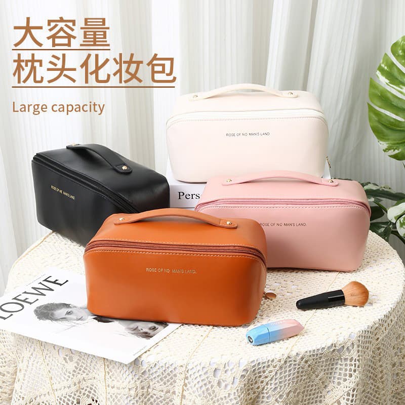 2023 New Trendy Handheld Makeup Bag, Large Capacity, Portable, High-End Travel Toiletry Bag (Wholesale)