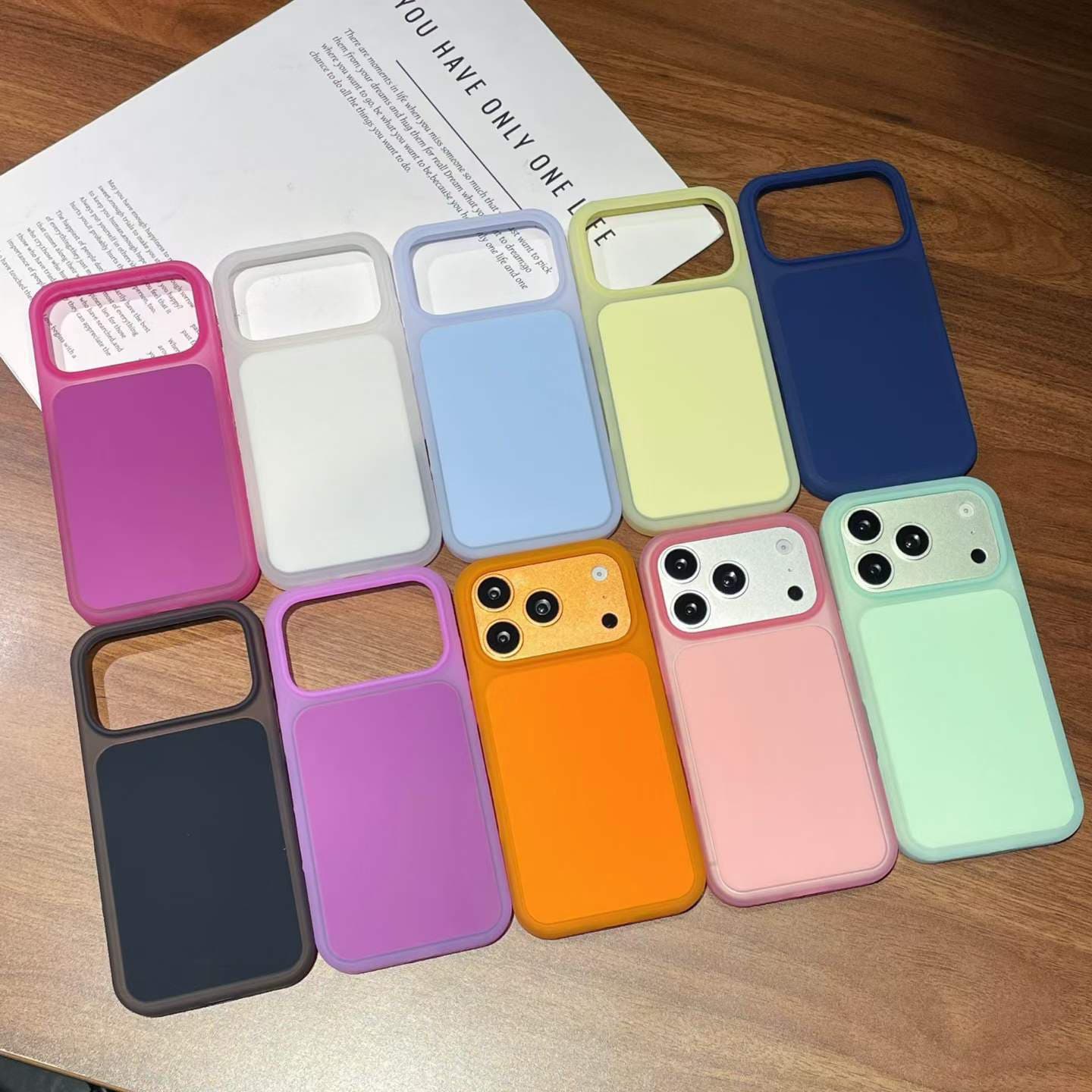 Suitable for Apple 17promax ice cream phone case new jelly iPhone16 frosted anti-fall 15 protective cover