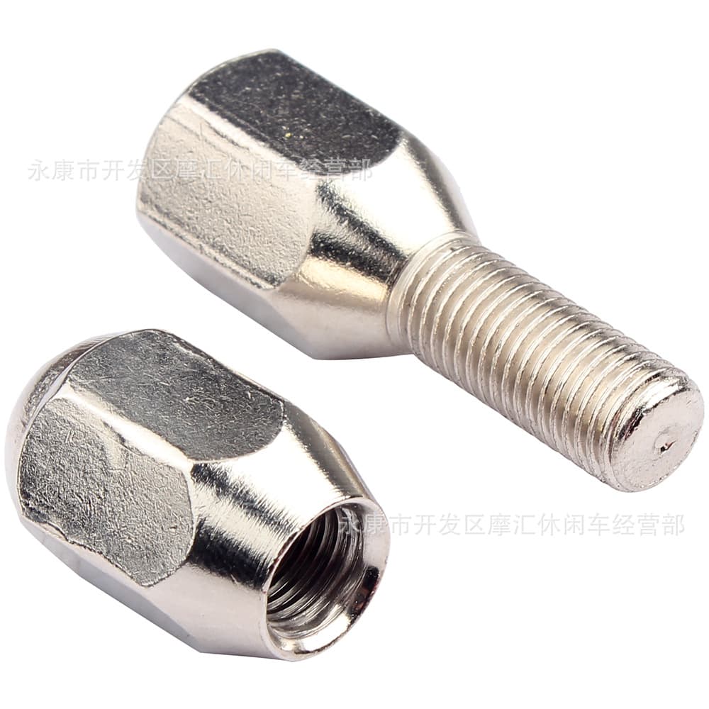 ATV Four-Wheel Sand Vehicle Accessories 10/12/14 Inch Aluminum Wheel Hub Bolts Nuts Screws M10*1.25