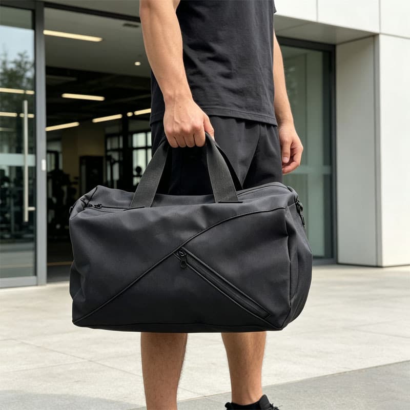 New short-distance travel bag single shoulder crossbody bag men's casual large capacity dry and wet separation gift fitness bag travel bag