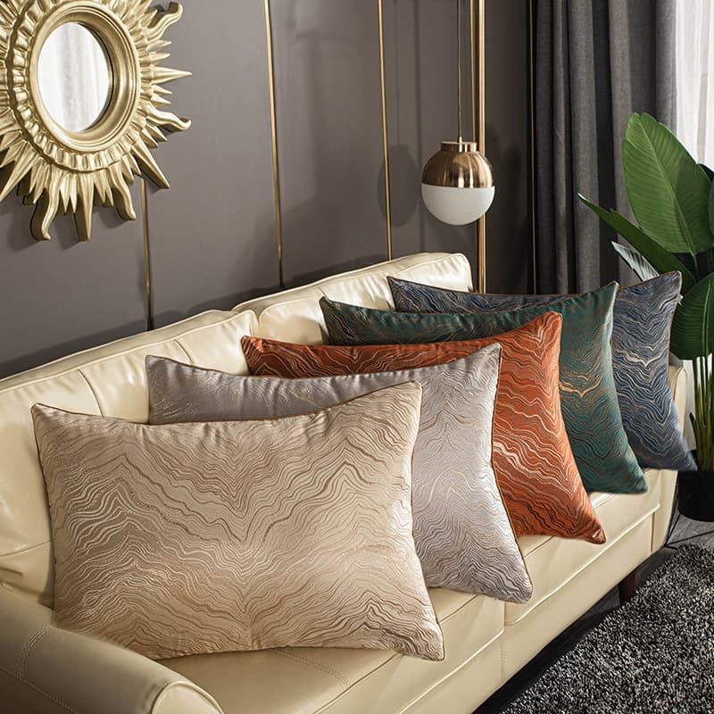 European and American style luxury throw pillow cover, high-end sofa cushion cover without insert, backrest pillow