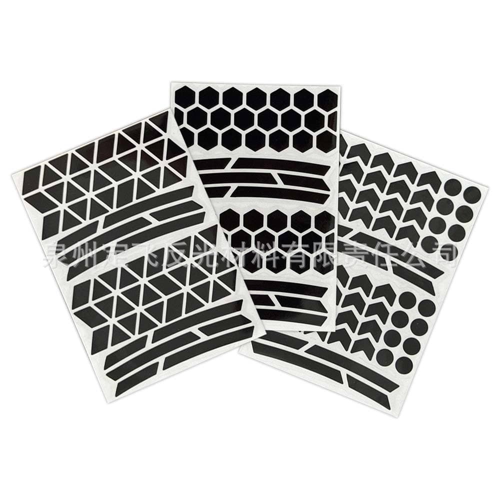 Source Factory Custom Pattern 610 White 680 Black Reflective Stickers