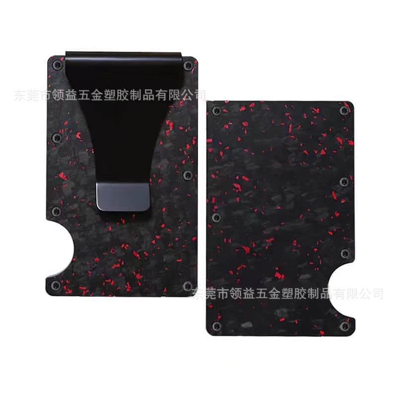 Cross-border hot-selling forged pattern card holder RFID metal card holder simple ultra-thin anti-theft credit card box card