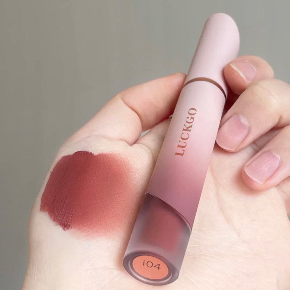 Gentle Impact ~ Lip Glaze Lip Mud Matte Non-Fading Non-Stick Cup Color-Enhancing Student Natural Look Lipstick Base for Women