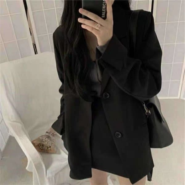 Women's Suit Jacket 2023 Spring/Autumn New Style Stylish Chanel Style Fashionable Korean Loose Fit Blazer for Students
