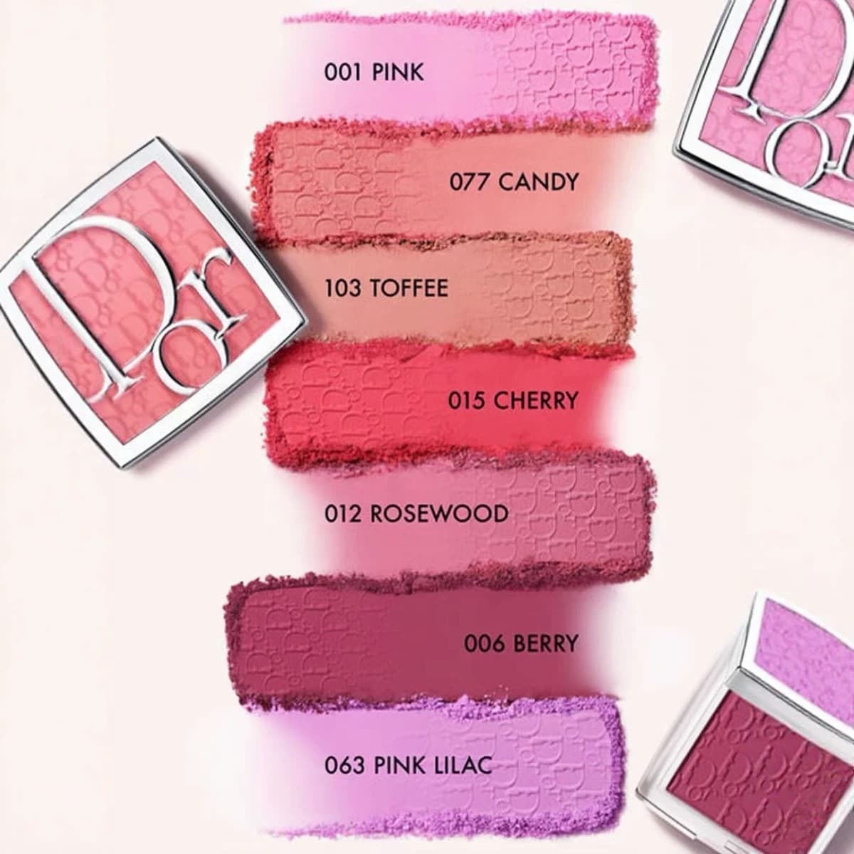 Cross-border Recommendation 25 Edition D-Single Matte Blush Palette 001,012,015,103,077