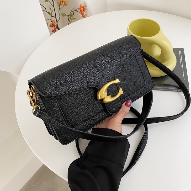 Wholesale Women's Bags 2026 Early Autumn New Style Fashionable Caviar Small Square Bag Crossbody Bag Cross-border l Handbag