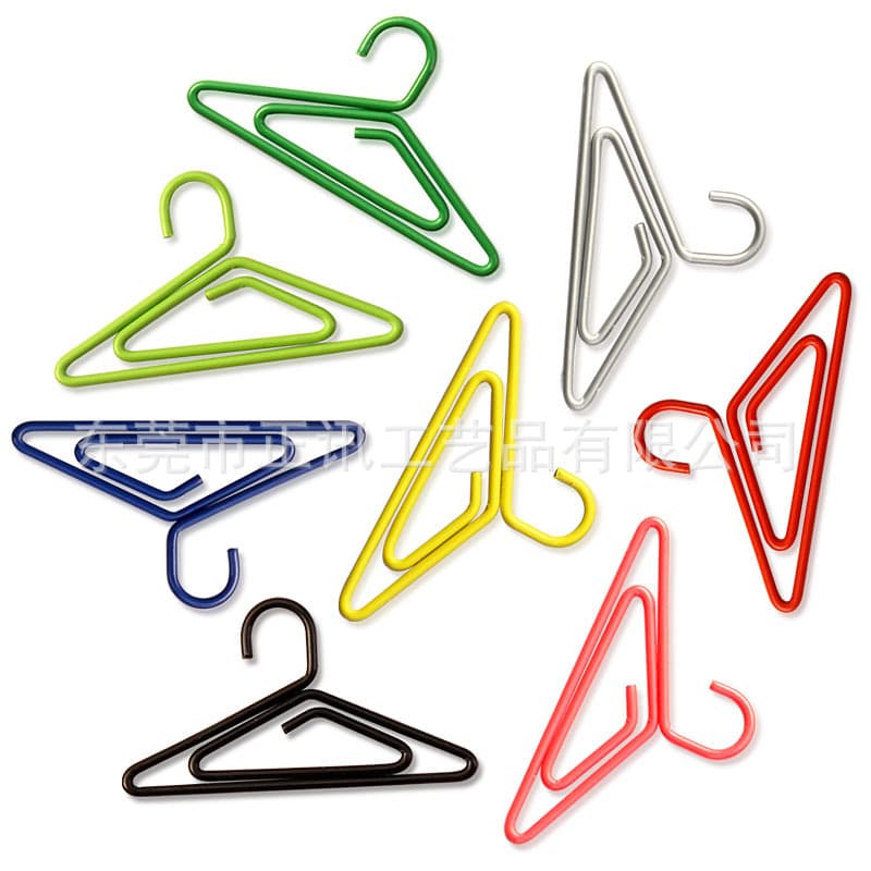 Cross-border Hot Selling Colorful Small Hanger Paper Clips Clover Novelty Paper Clips Animal-shaped Paper Clips