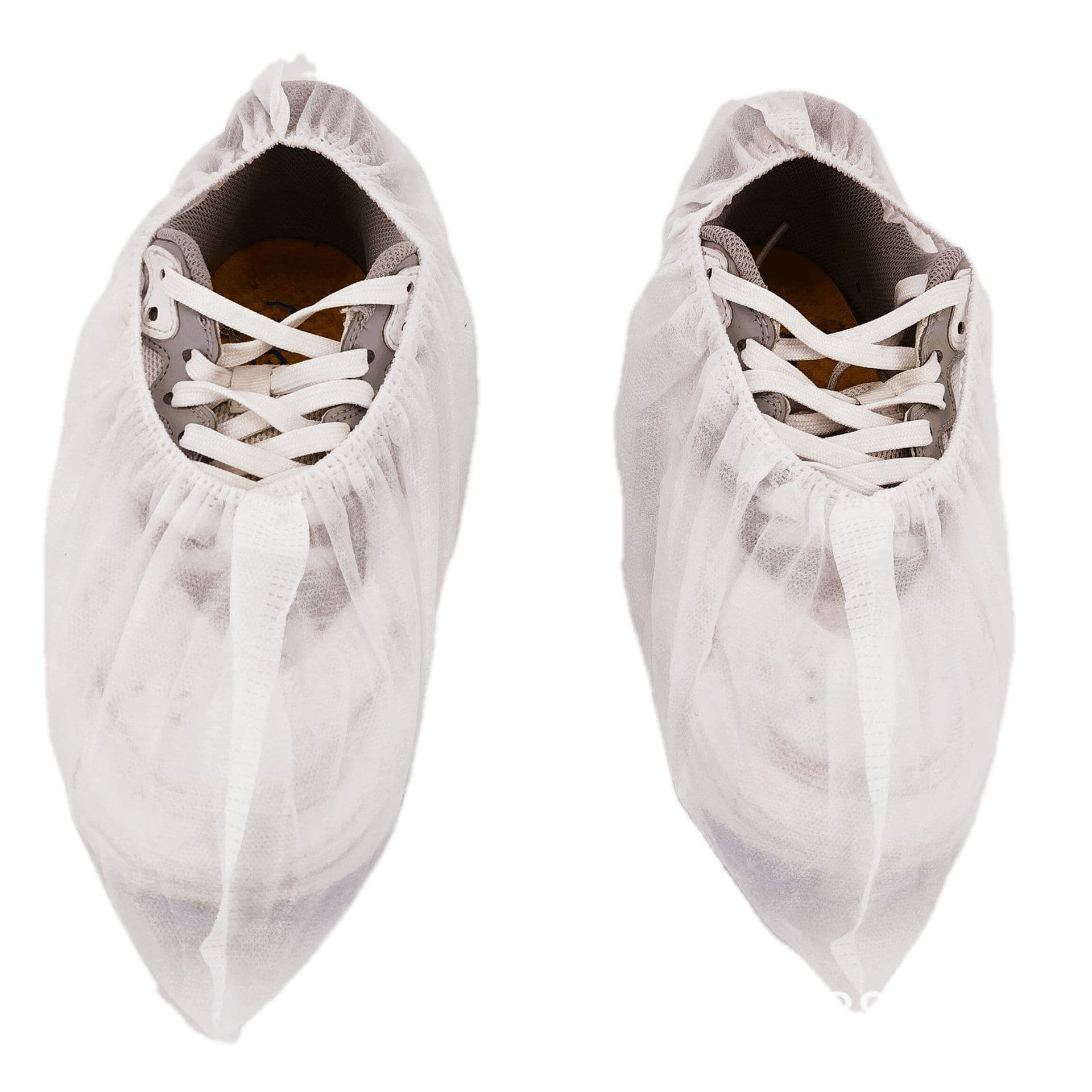 Factory processed disposable white non-woven shoe covers, thickened for home, indoor, computer rooms, students, and adults, dustproof and anti-slip.