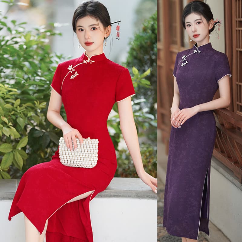 Red New Chinese-Style Sleeveless Modern Cheongsam 2026 New Model for Young Women, Suitable for Toasting, Engagement, and Everyday Wear