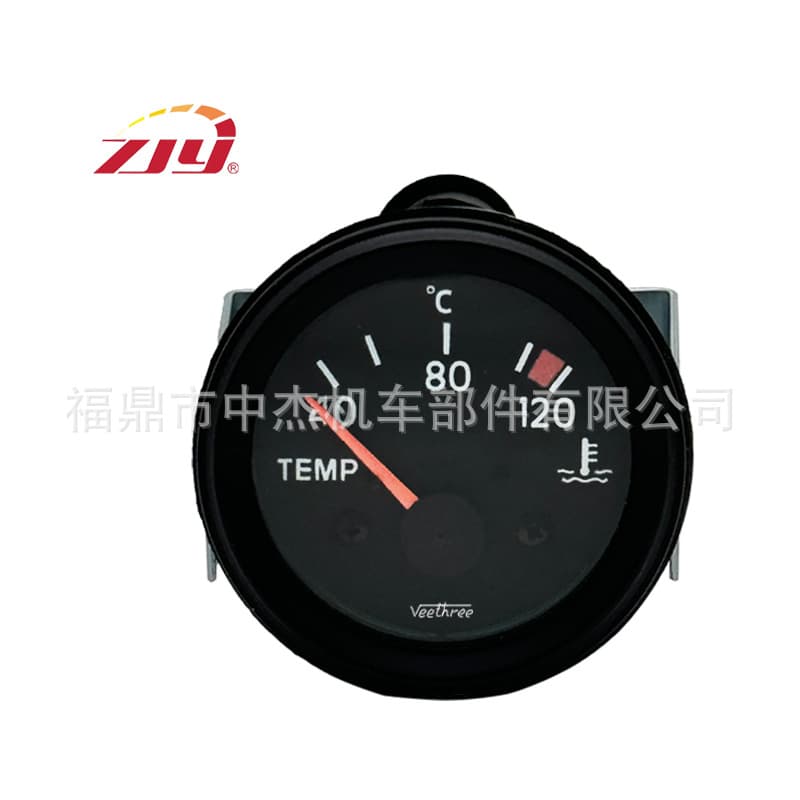 ZJY Zhongjie Instrument Veethree Water Temperature Gauge 40-120 Celsius Universal No270928