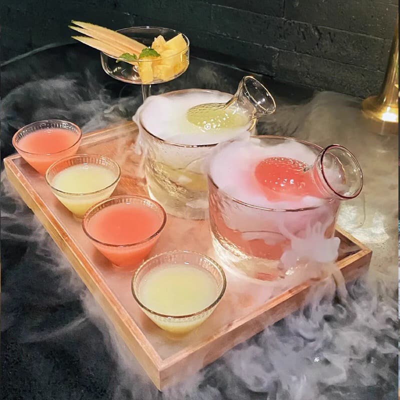 Japanese wine glass Internet celebrity tavern glass sake pot yellow wine warmer wine pot household one or two white wine glasses ins