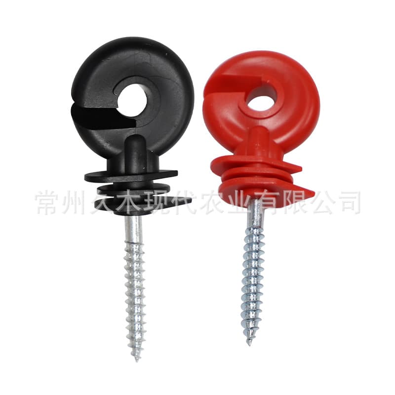 Insulating Rope Buckle Clasp, Electronic Fence Self-Tapping Insulating Screws, Ranch Horse Farm Farm Livestock Breeding Wood Stake Use