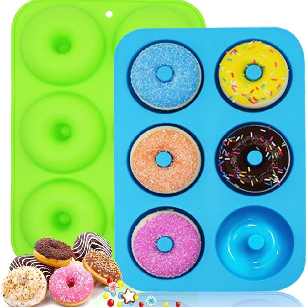 Silicone Donut Mold High-Quality DIY Baking Tool High Temperature Resistant Wholesale Food-Grade Cake Cookie Mold
