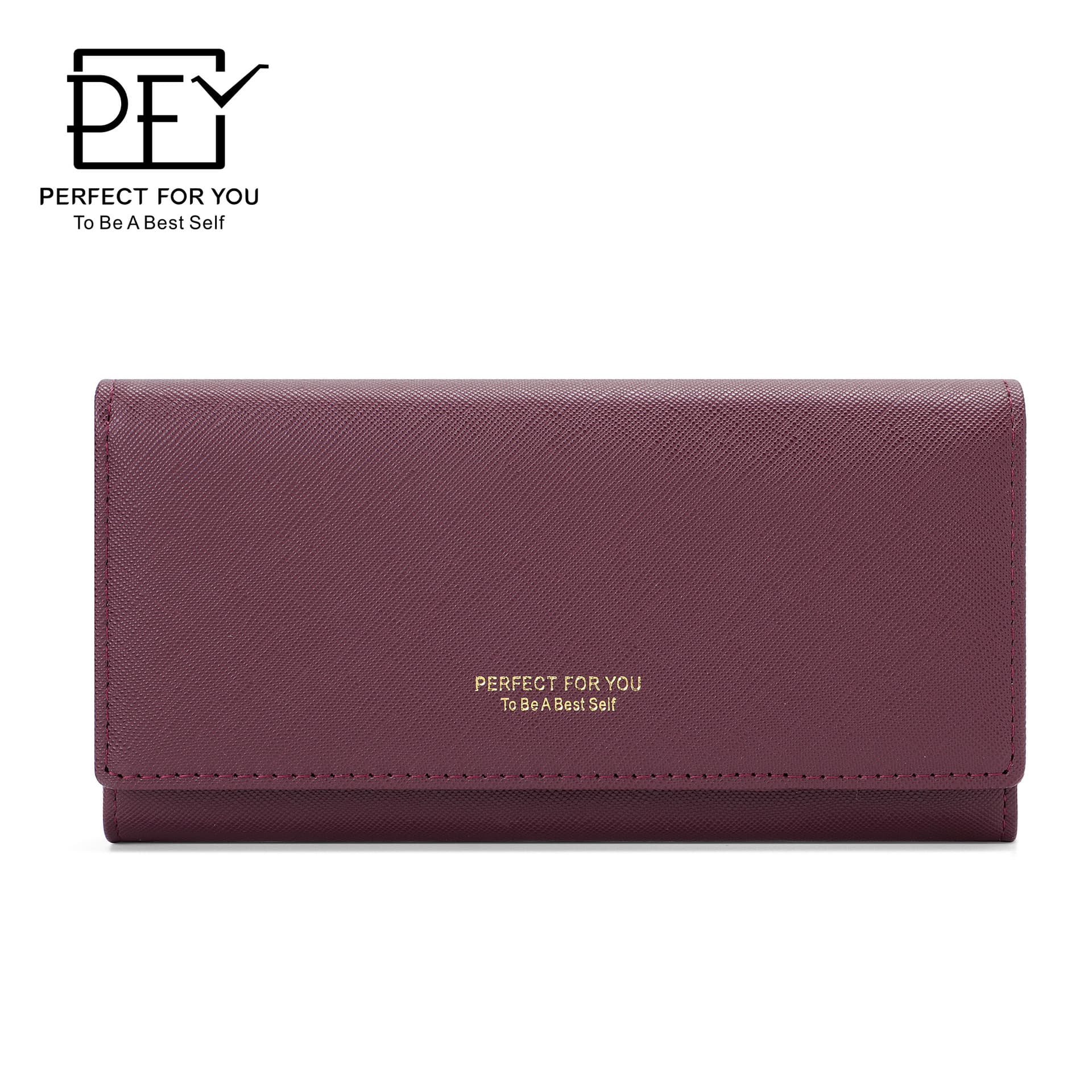Cross-border Wallet Women Korean Style Large Capacity Clutch New Cross-textured PU Billfold Multi-card Slot Long Wallet for Women