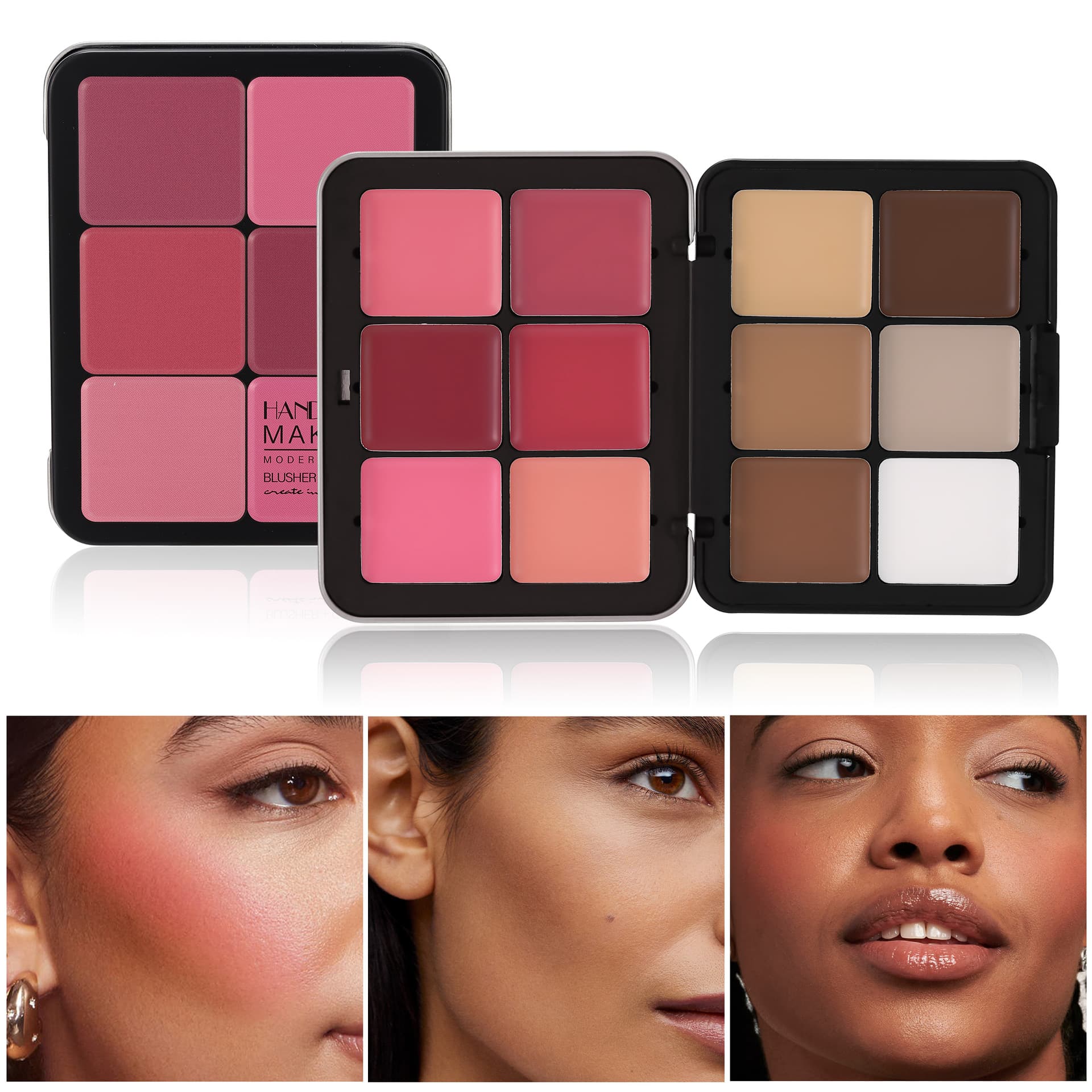 12-Color Iron Box Blush Mud Universal Natural Concealer Handaiyan Contouring Matte Blush Cross-Border Supply
