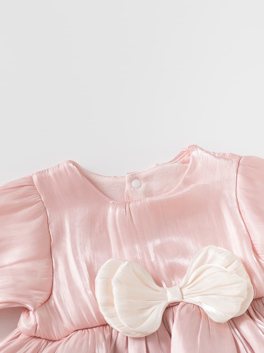 Spring/Autumn Baby Girl Dress, Tutu Princess Long-Sleeve Party Dress, Birthday Gown, One-Piece Outfit