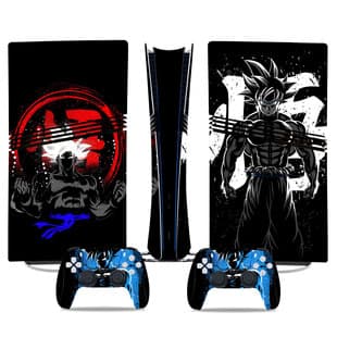 PS5 Pro Console Sticker PS5 PRO Disc Version Sticker PS5 PRO Digital Skin Anime Dragon Ball Sticker