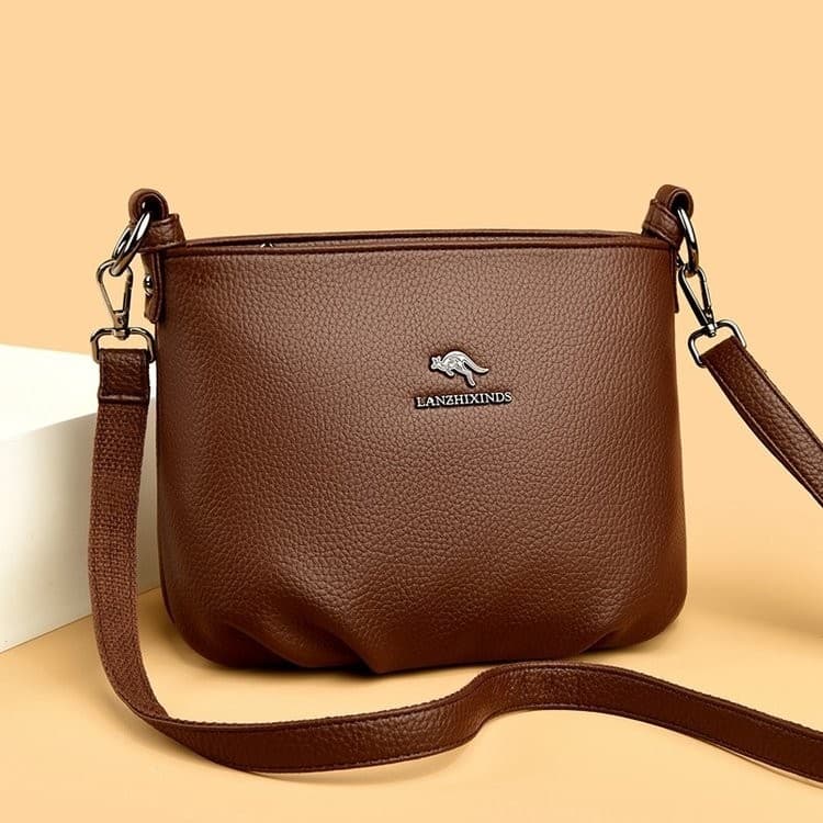 Women's Crossbody Bags 2026 Hot-Selling New Style Casual Mom Bags Soft Leather Shoulder Bags Portable Commuter Crossbody Bags