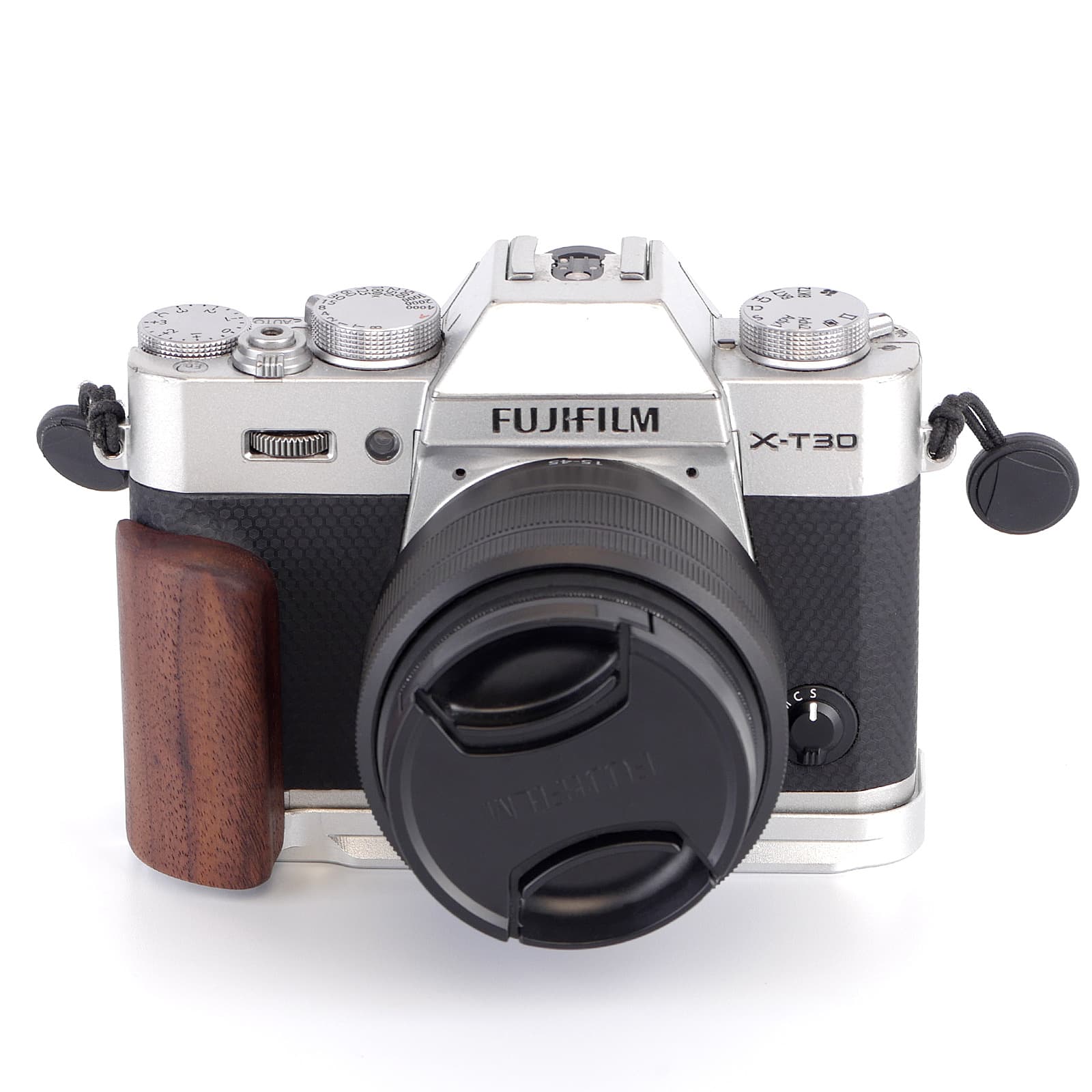 Compatible with Fujifilm XT30/XT30ii Solid Wood Handle, Fujifilm XT30/XT20/XT10 Walnut Wood Handle
