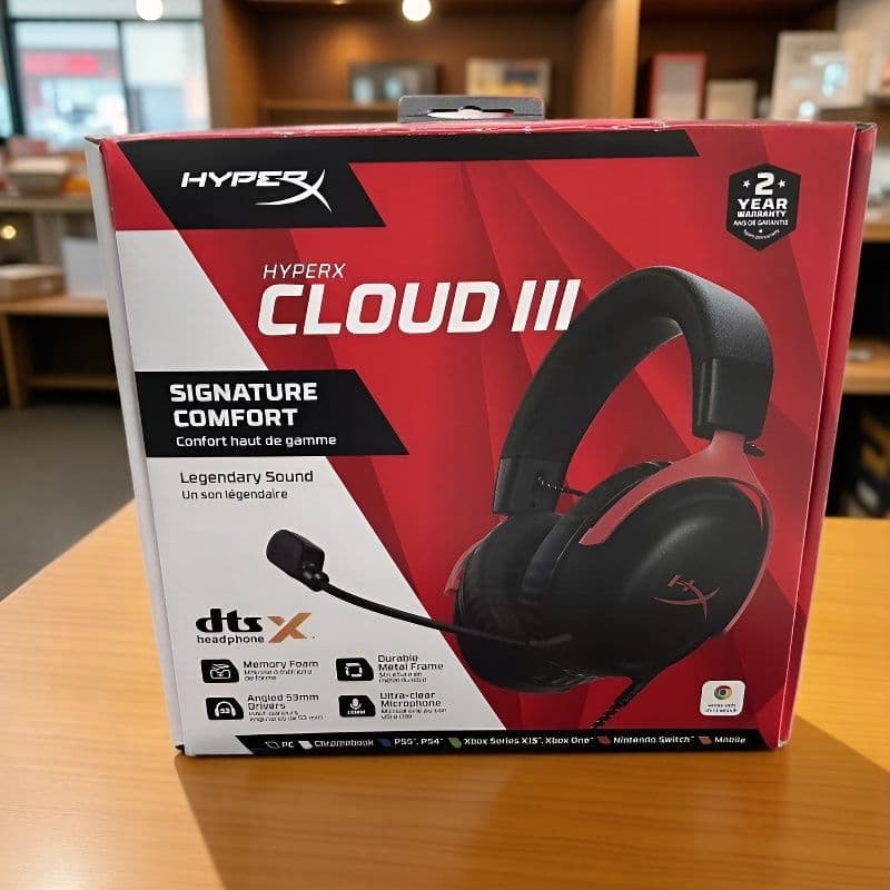 HyperX Cloud III Hurricane 3 Gaming Headset Over-Ear FPS PUBG Earbuds