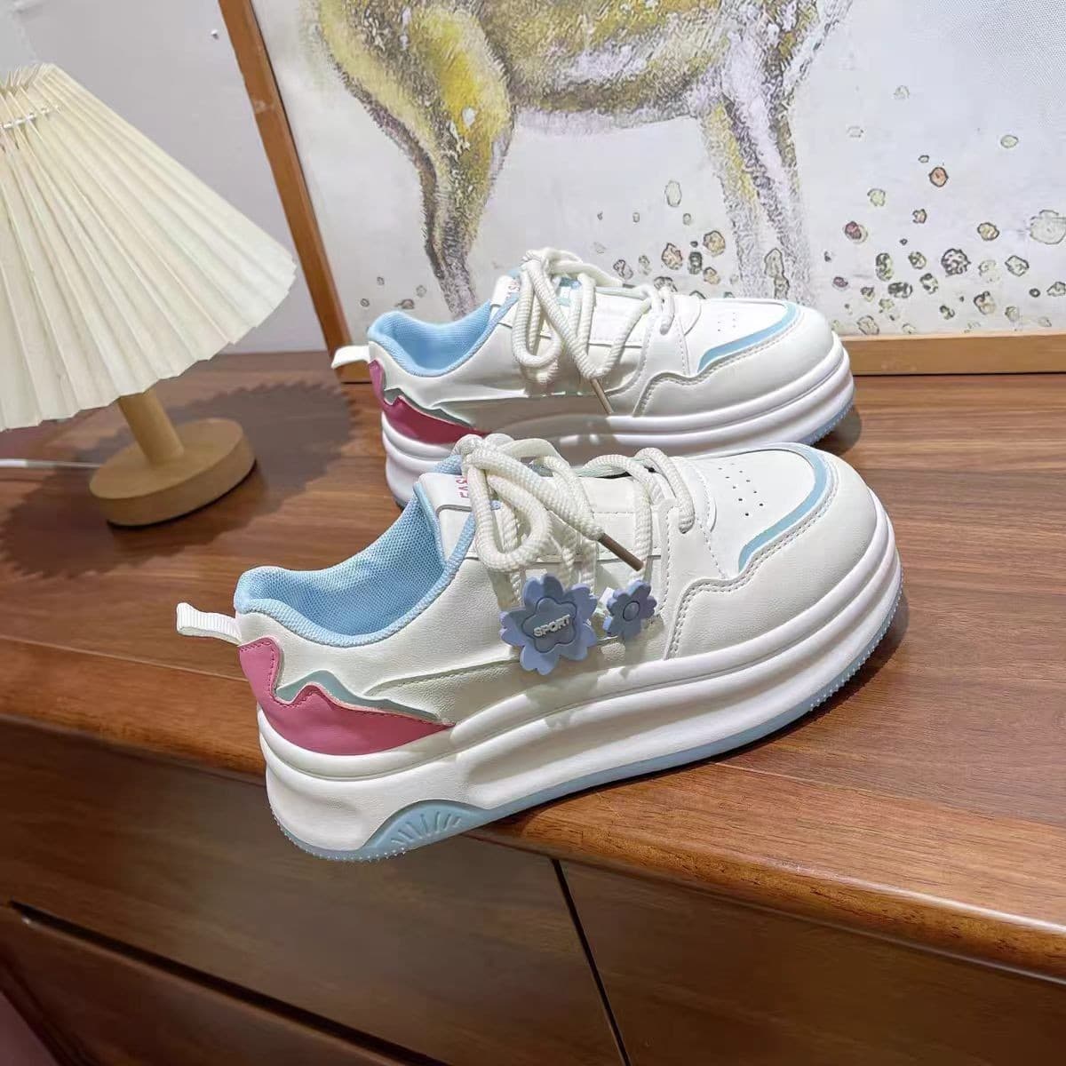 Girls Board Shoes 2025 Spring Autumn Board Shoes Girls Versatile Middle and Big Child Girls Board Shoes Versatile Sports Casual Shoes
