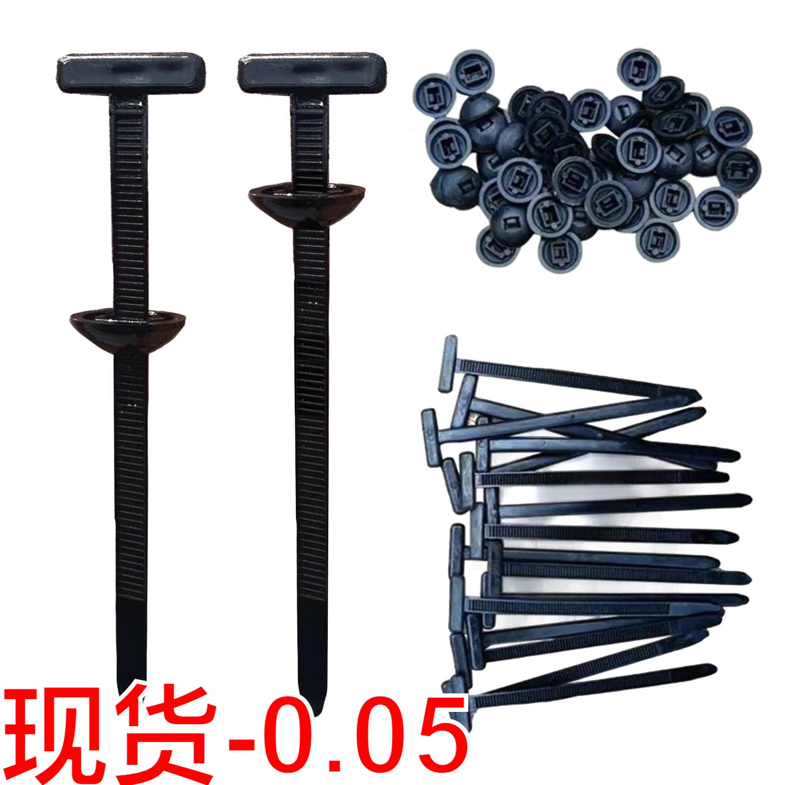 Nylon Universal Cable Tie Buckle Automotive Plastic Fasteners