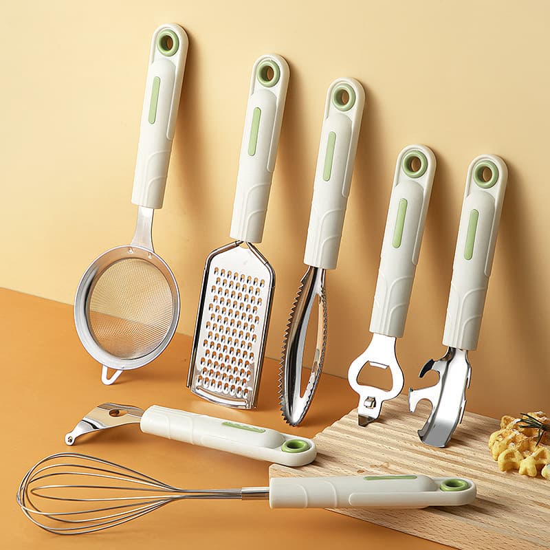 Kitchen Gadget Set Home Use Peeler Tool Kitchenware Set Baby Food Supplement Tool Stainless Steel Plastic Modern Simple Style