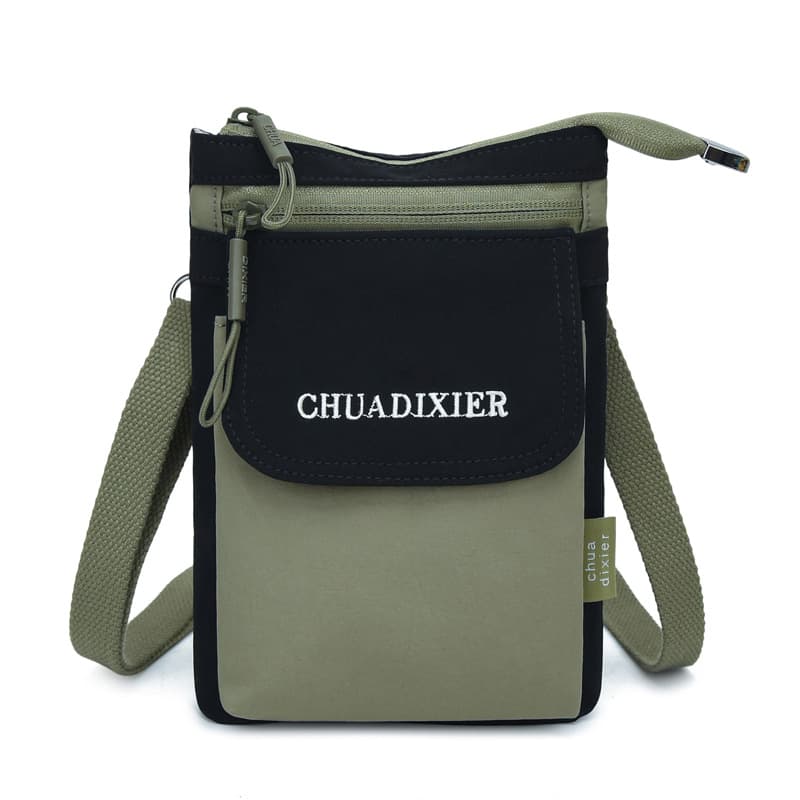 Fall/Winter Mini Crossbody Phone Bag Versatile Nylon Canvas Unisex 2026 New Lightweight Everyday Use