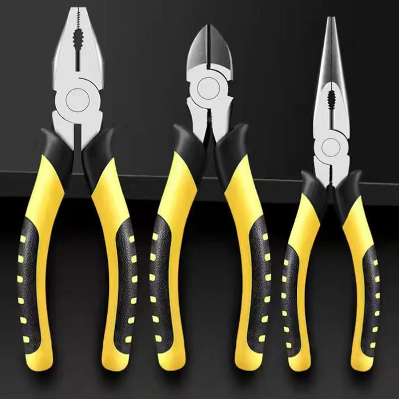 Industrial Grade Wire Cutters Wholesale, Household Multi-Function Pliers, Factory Stock Wire Cutting and Crimping Long Nose Pliers