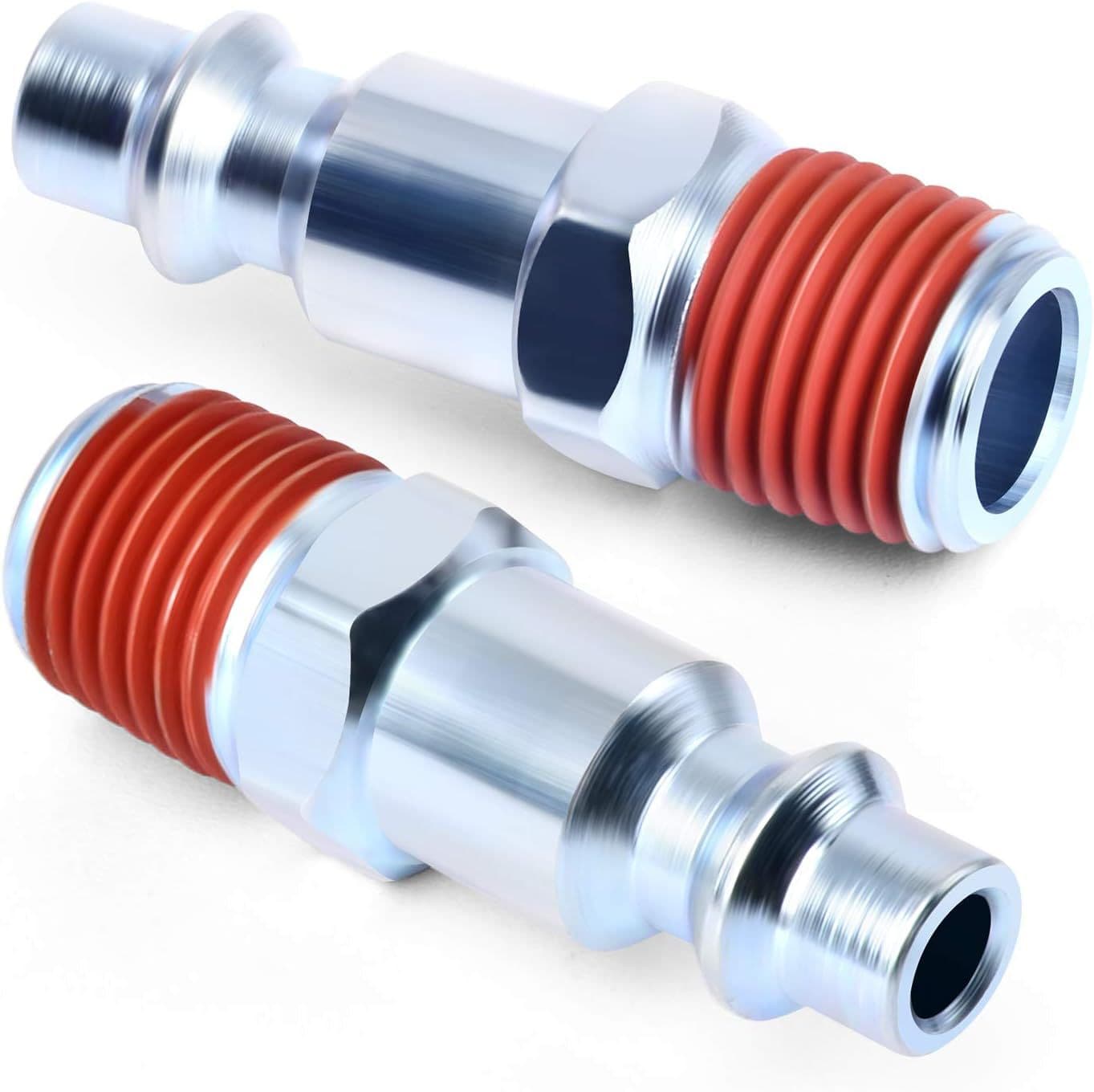 American-style 1/4 NPT external thread insert core, external thread male connector with adhesive coating