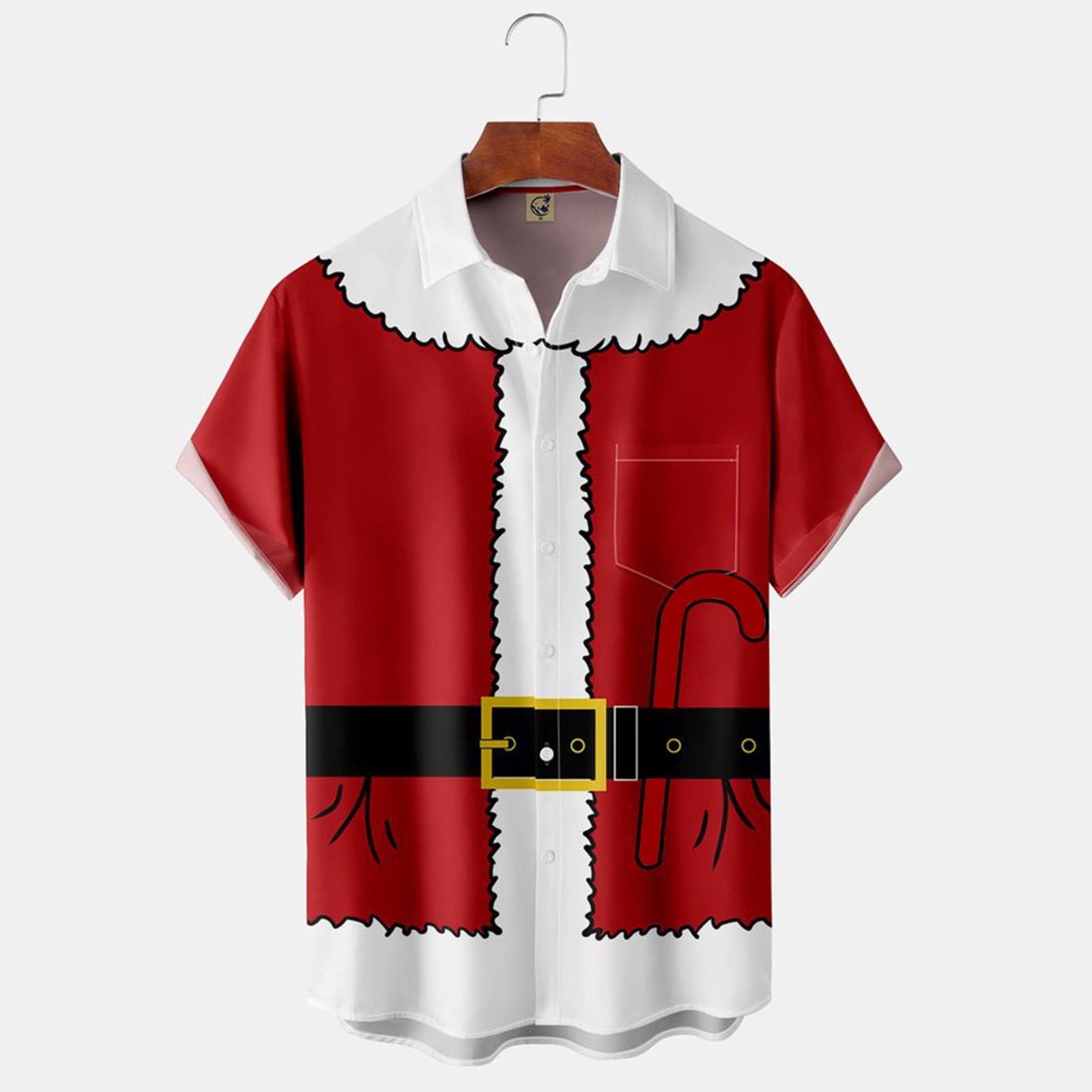 European and American summer new large size Hong Kong men's shirts 3D digital printing casual short-sleeved shirts men's clothing factory direct sales