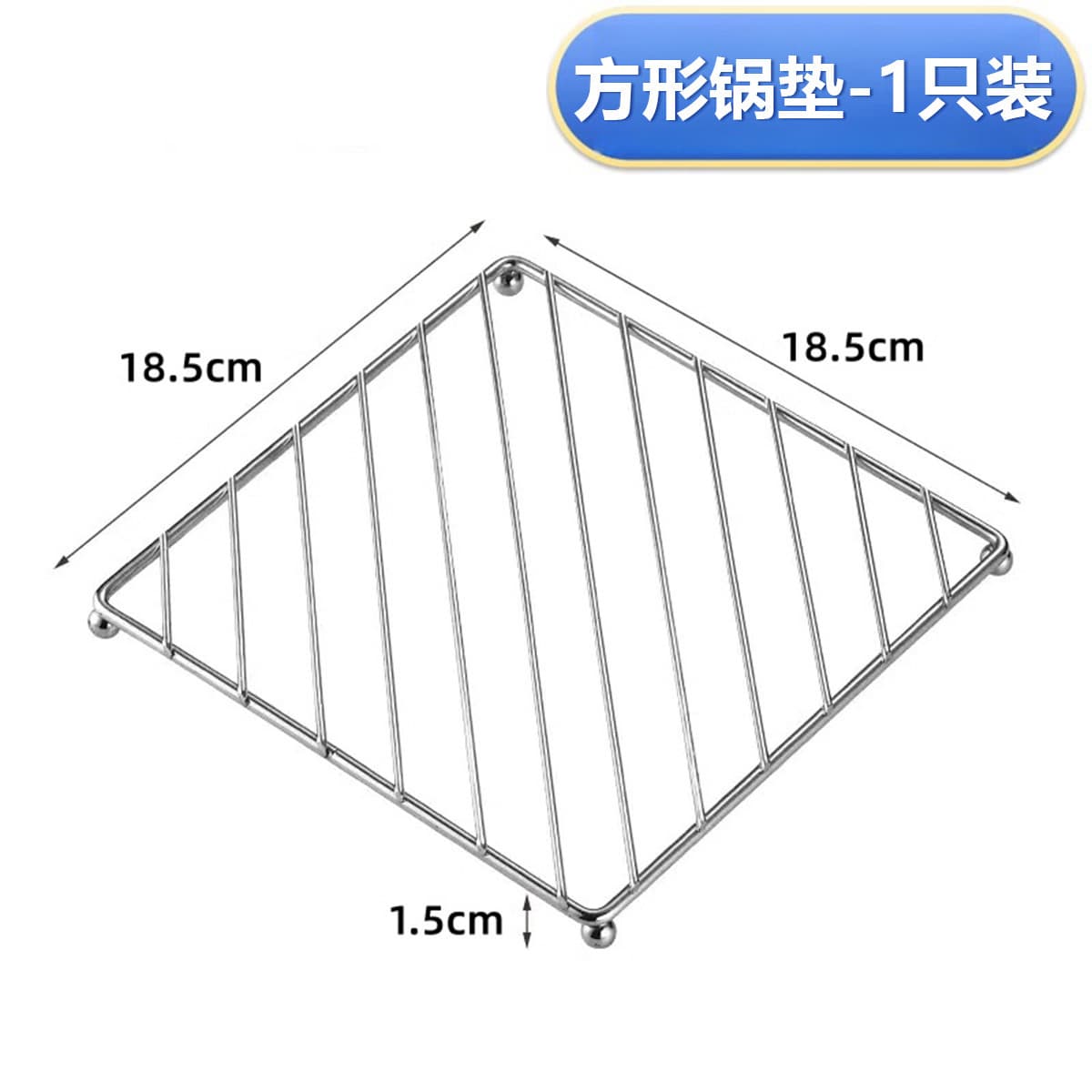 Stainless Steel Heat Insulation Pad Extra Thick Stainless Steel Pot Stand Household Storage Heat Dissipation Pot Holder Steaming Rack Pot Mat Universal