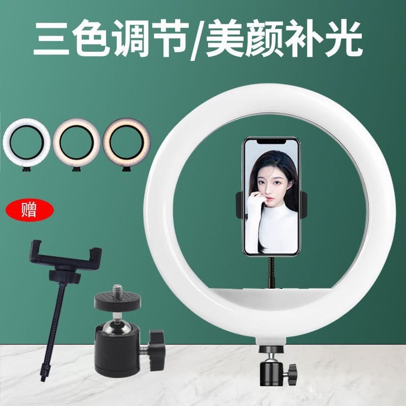 10-inch Fill Light, Ring Light for Live Streaming, Beauty Light, Circular Fill Light for Phone